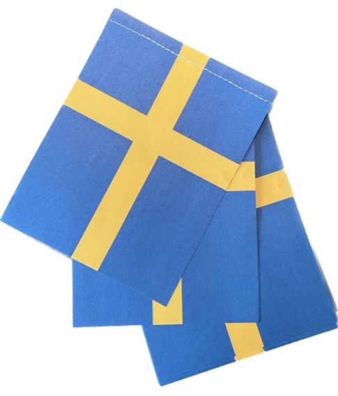 Flagguirlande Sverige