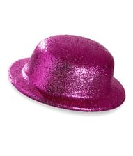 Pink glimmer bowlerhat