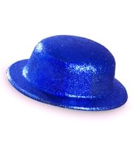 Blå glimmer bowlerhat