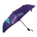 Wednesday paraply farvet glas