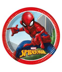 Spiderman paptallerkner 23 cm
