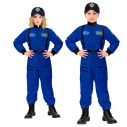 Blåt Astronaut kostume