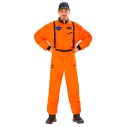 Orange astronaut kostume til mænd.