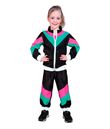 Sort 80er joggingdragt 128 - 158 cm.