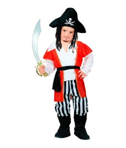 Pirat dreng kostume 98 - 104 cm.