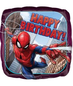 Spiderman Happy Birthday folieballon.
