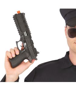 Sort politi pistol 28 cm
