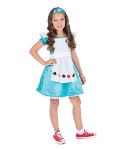 Alice i Eventyrland kostume til piger.