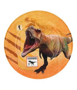 T-Rex dinosaur paptallerkner 23 cm