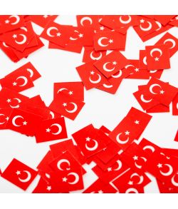 Flag konfetti Tyrkiet 150 stk