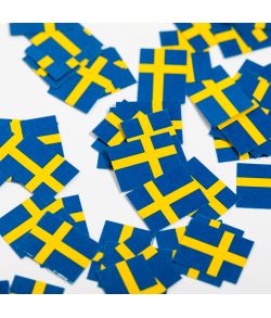 Flag konfetti Sverige 150 stk