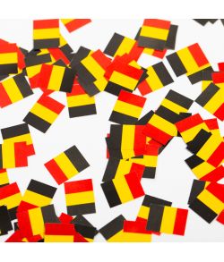Flag konfetti Belgien 150 stk