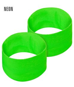 Neon grønne svedbånd, 2 stk