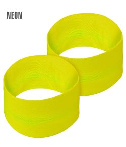 Neon gule svedbånd, 2 stk