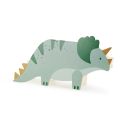 Dinosaur Triceratops invitationer 6 stk