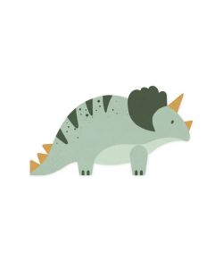 Dinosaur servietter 12 stk Triceratops