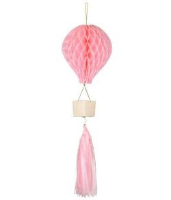 Pink luftballon papirvæv