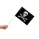 Pirat flag på pind 20x30 cm