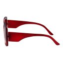 Røde vintage briller