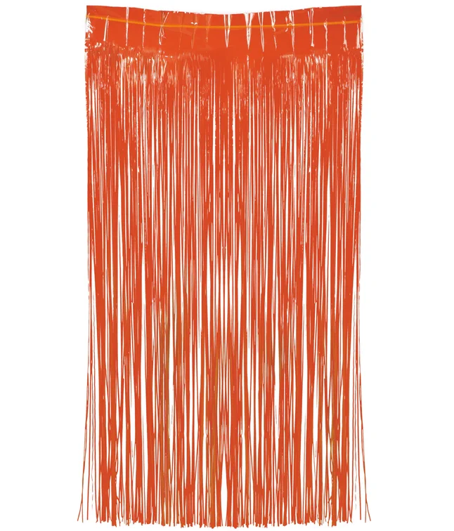 Neon orange dørgardin 100x200 cm