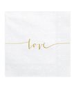 Servietter Love 33x33 20 stk.