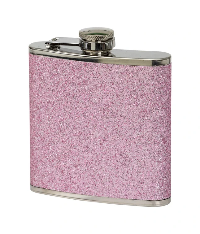Lommelærke med pink glimmer