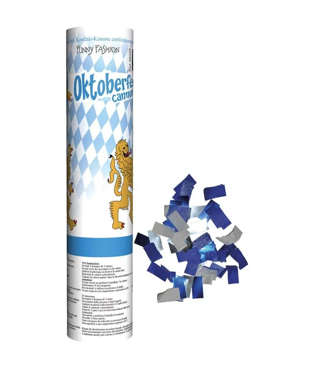 Konfettirør Oktoberfest, 20 cm