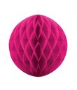 Hot pink papirvæv kugle, 30 cm