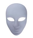 Hvid maske til voksne.