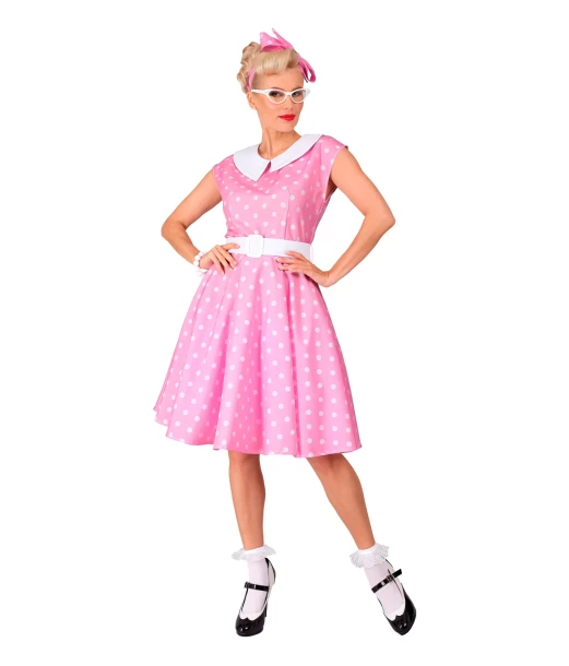 Pink 50er kjole