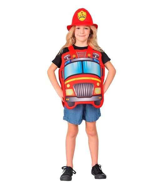 Brandmand kostume 113 cm.