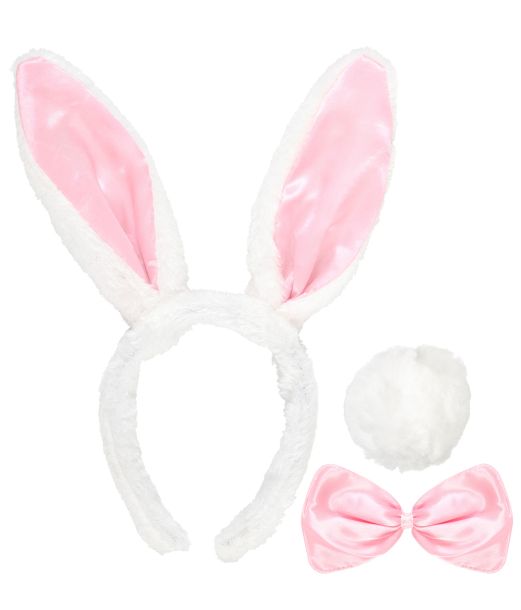 Hvidt Bunny sæt