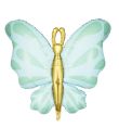 Mint sommerfugl folieballon