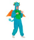 Blå drage kostume til voksne
