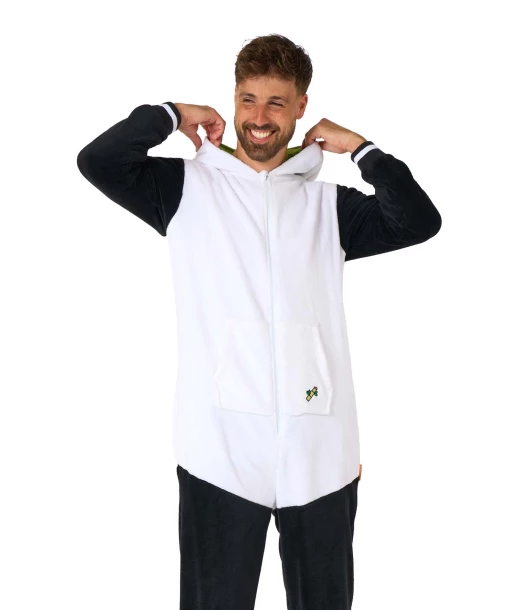Panda jumpsuit til voksne.