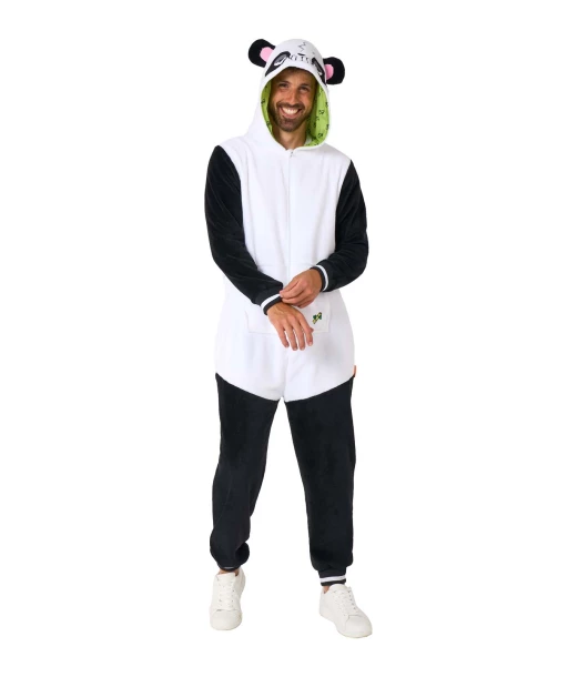 Panda jumpsuit til voksne.