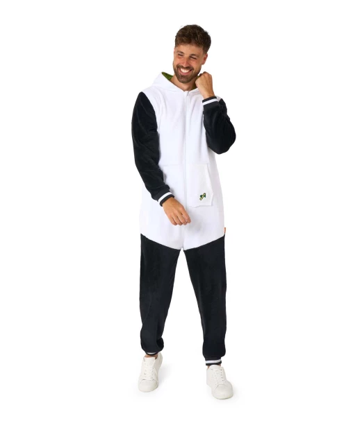 Panda jumpsuit til voksne.