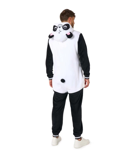 Panda jumpsuit til voksne.