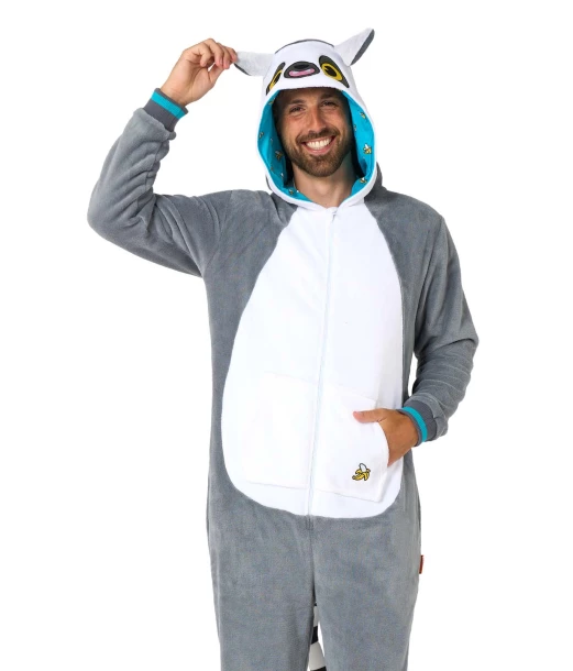 Lemur jumpsuit til voksne