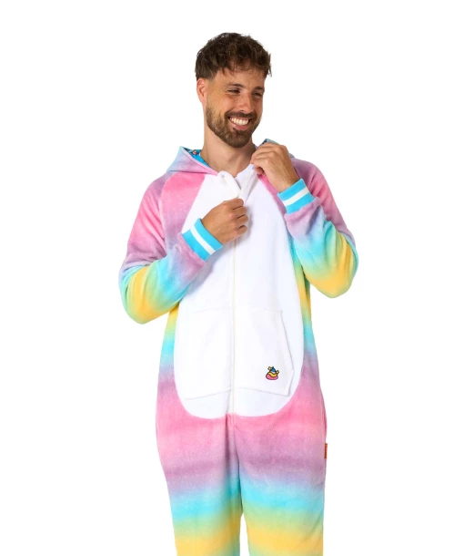 Enhjørning jumpsuit til voksne