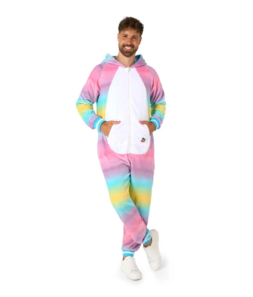 Enhjørning jumpsuit til voksne