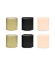 Creperuller 6 stk sort/guld mix 5cm x 10m