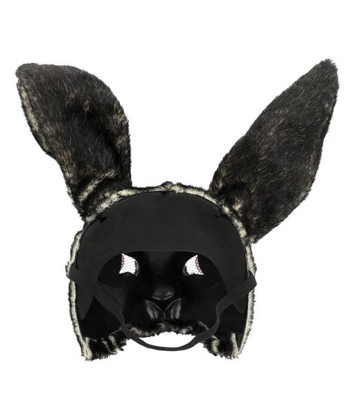 Sort kanin maske