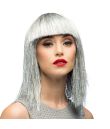 Sølv paryk Crazy Silver