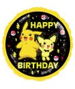 Pokemon folieballon Happy Birthday 