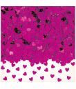 Pink hjerte konfetti 14 g