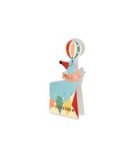 Cirkus invitationer 6 stk 