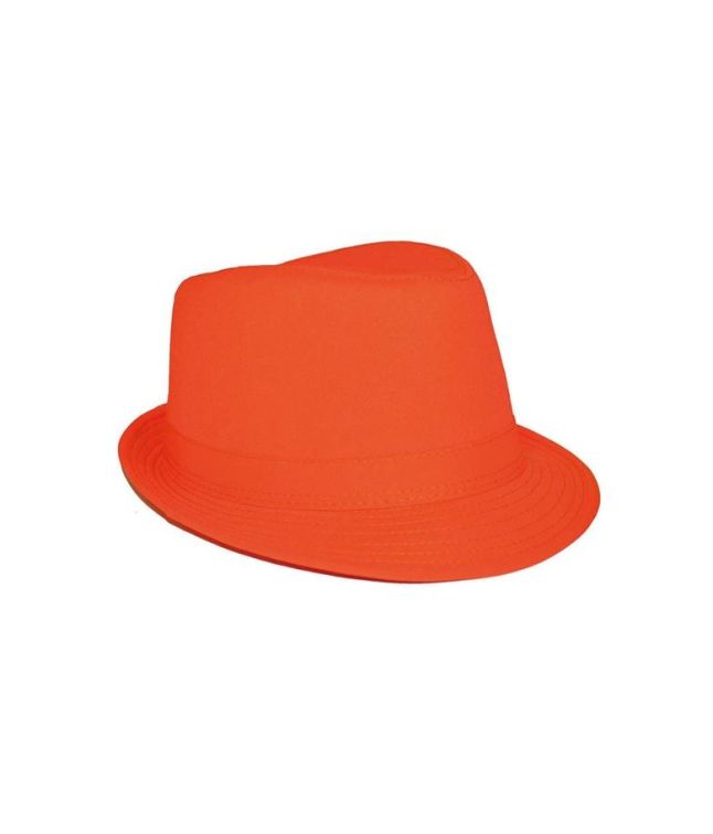 Neon orange hat