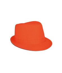 Neon orange hat