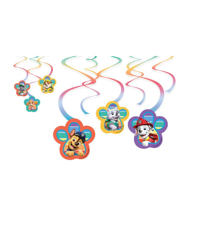 Paw Patrol spiraldekorationer